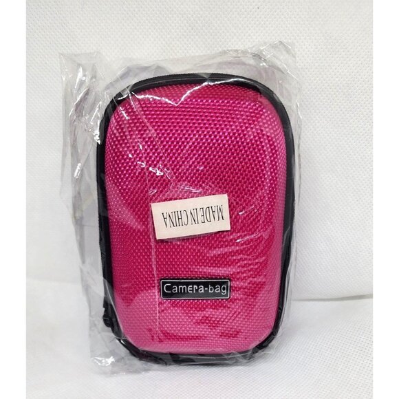 Durable Pink Camera Bag/Wallet with Belt Clip and Hand Bracelet - Hard Shell - Picture 13 of 16